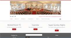 Desktop Screenshot of byfieldparish.org