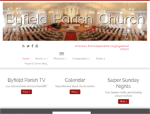 Tablet Screenshot of byfieldparish.org